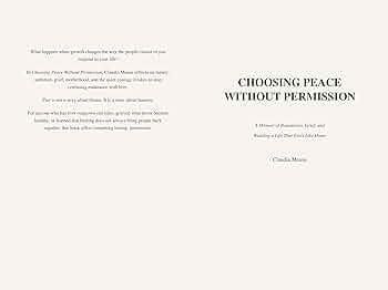 Free: Choosing Peace Without Permission
